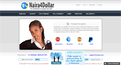 Desktop Screenshot of naira4dollar.com